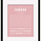 Frame Options | Dusty Rose | Black Frame, Matted