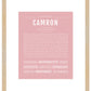 Frame Options | Dusty Rose | Maple Frame, Matted
