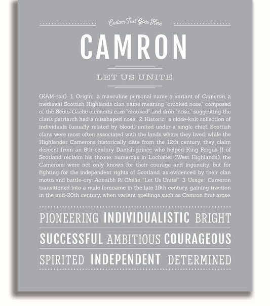 Frame Options | Light Gray | No Frame