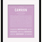 Frame Options | Lilac | Black Frame, Matted