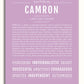 Frame Options | Lilac | No Frame