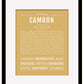 Frame Options | Matte Gold | Black Frame, Matted