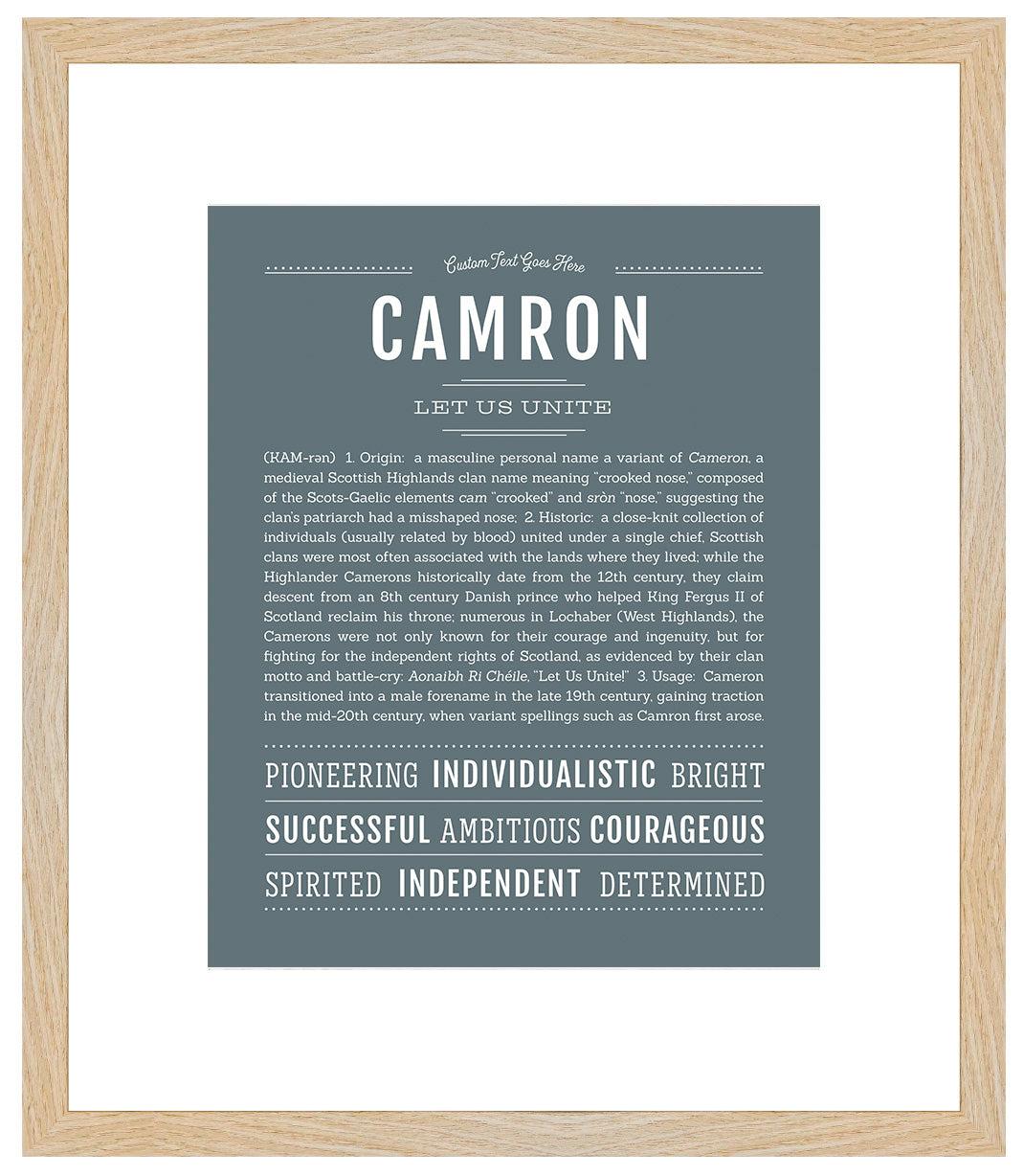 Frame Options | Night Rendezvous | Maple Frame, Matted