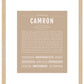 Frame Options | Tan | Maple Frame, Matted