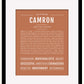 Frame Options | Terra Cotta | Black Frame, Matted
