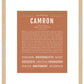 Frame Options | Terra Cotta | Maple Frame, Matted