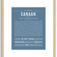 Canaan | Name Art Print