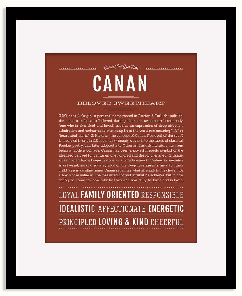 Frame Options | Bordeaux | Black Frame, Matted