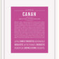 Frame Options | Dark Pink | White Frame, Matted