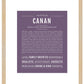 Frame Options | Deep Purple | Maple Frame, Matted