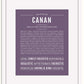 Frame Options | Deep Purple | White Frame, Matted