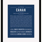 Frame Options | Midnight Blue | Black Frame, Matted