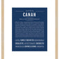 Frame Options | Midnight Blue | Maple Frame, Matted