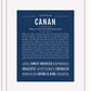 Frame Options | Midnight Blue | White Frame, Matted