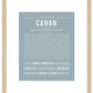 Frame Options | Powder Blue | Maple Frame, Matted