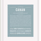 Frame Options | Powder Blue | White Frame, Matted