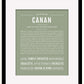 Frame Options | Sage | Black Frame, Matted