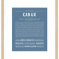 Frame Options | Steele Blue | Maple Frame, Matted