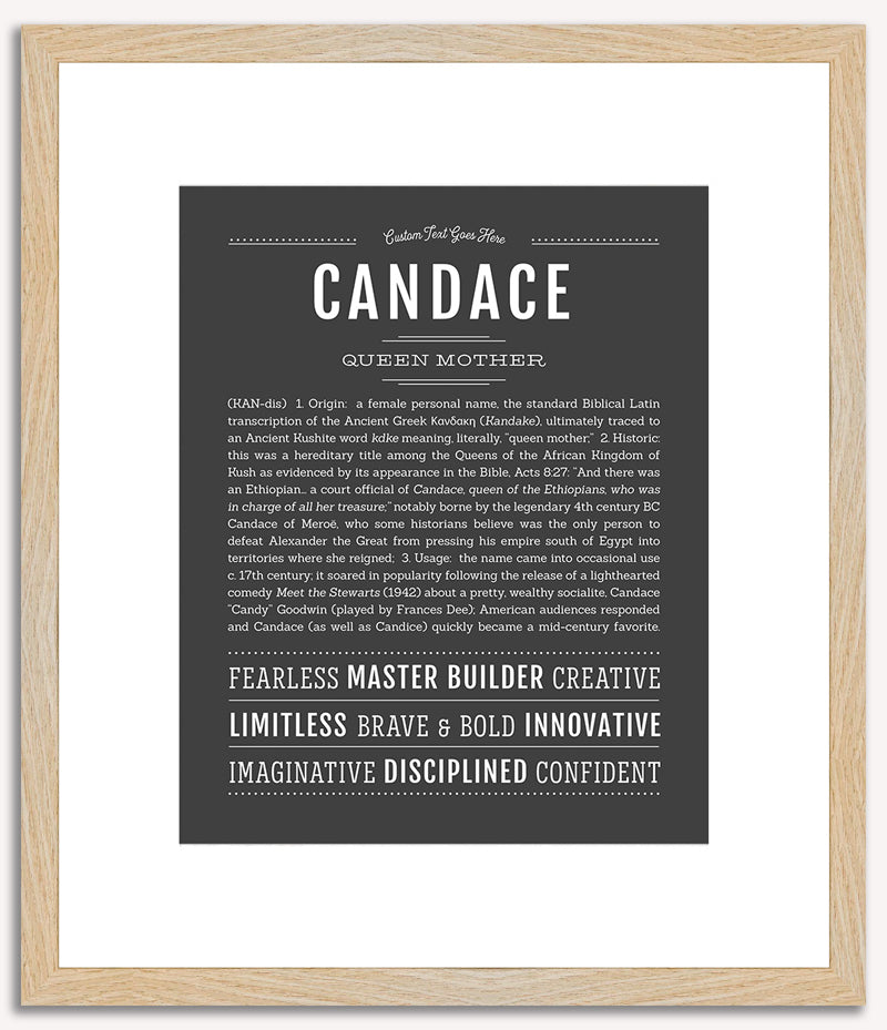 Candace | Name Art Print