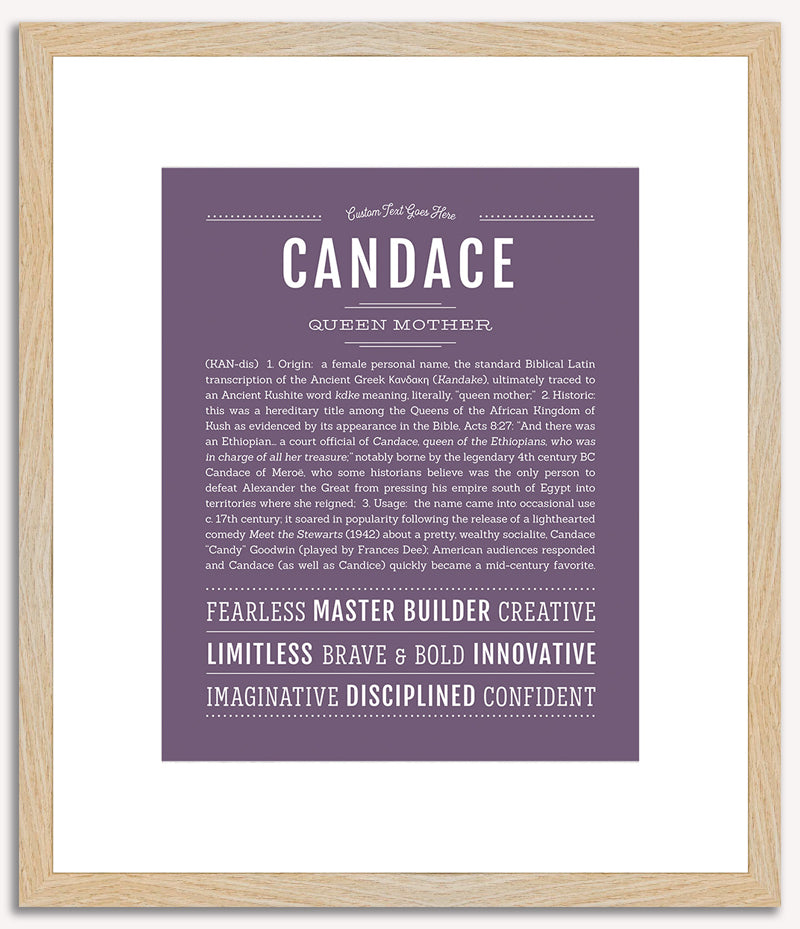 Candace | Name Art Print