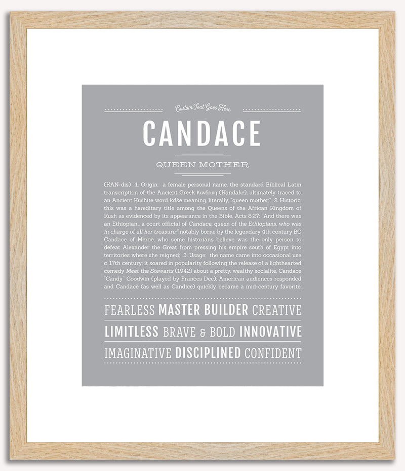 Candace | Name Art Print