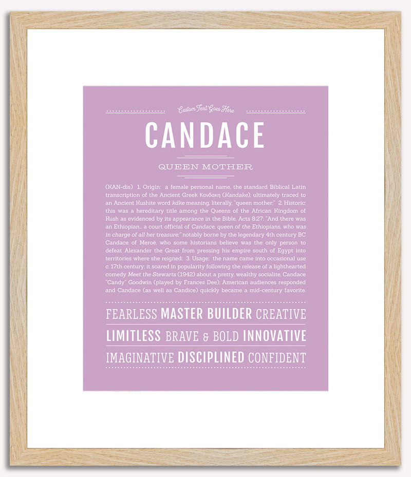 Candace | Name Art Print