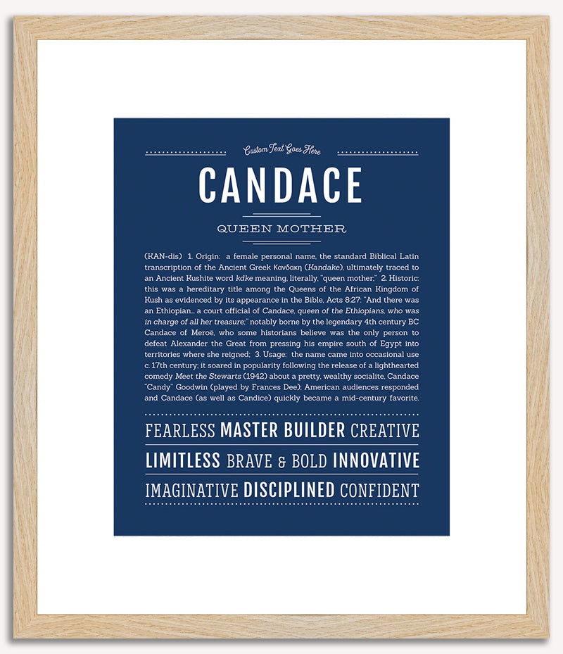 Candace | Name Art Print