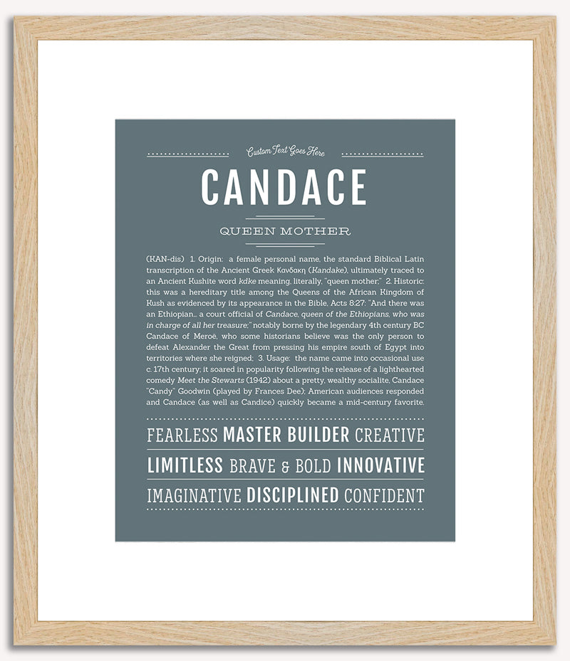 Candace | Name Art Print