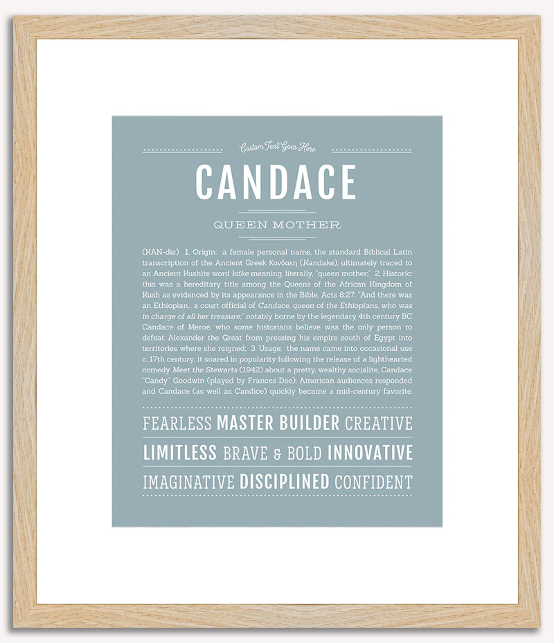 Candace | Name Art Print