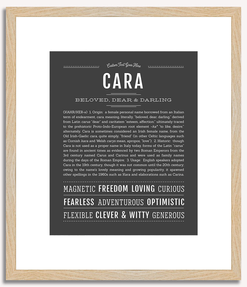 Cara | Name Art Print