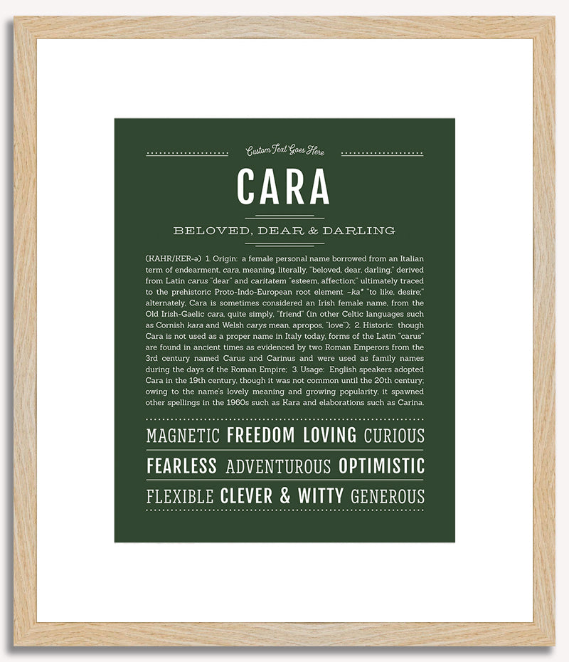 Cara | Name Art Print