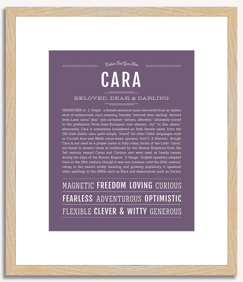 Cara | Name Art Print