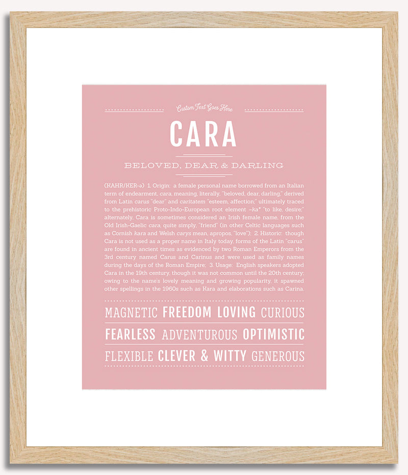 Cara | Name Art Print