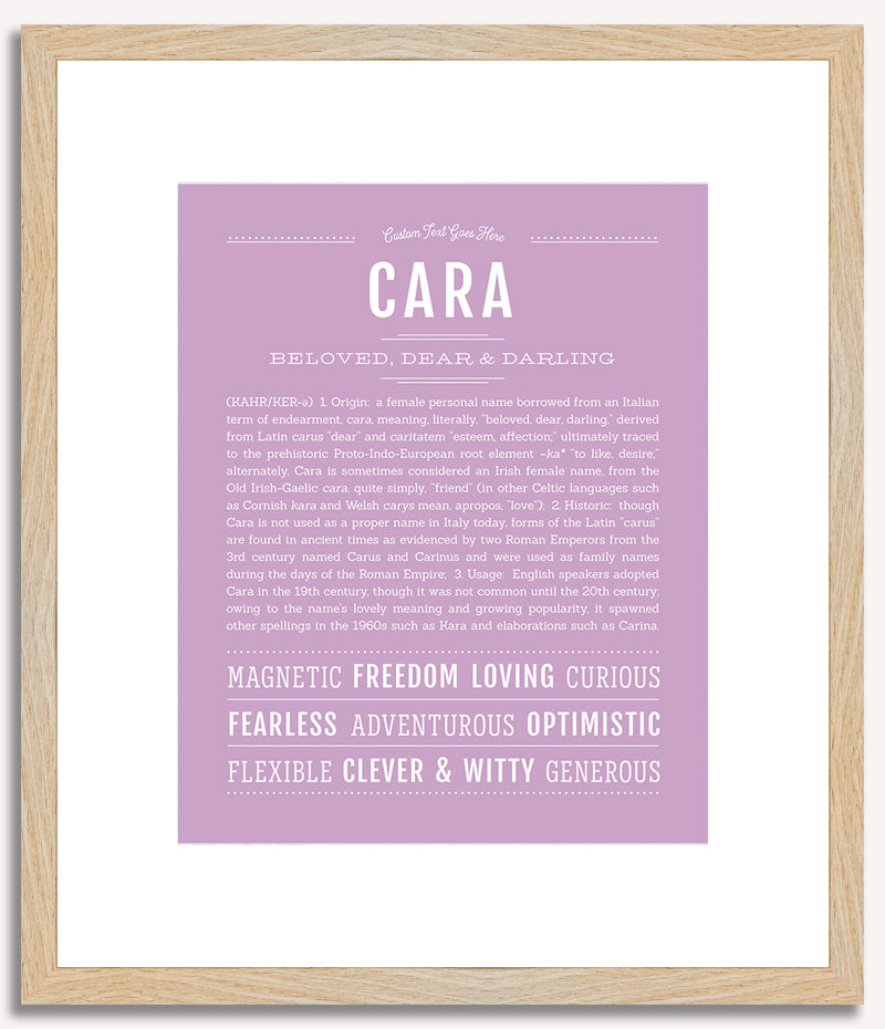 Cara | Name Art Print