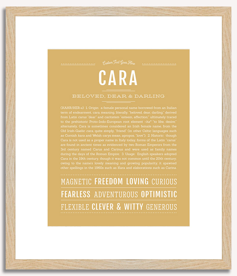 Cara | Name Art Print