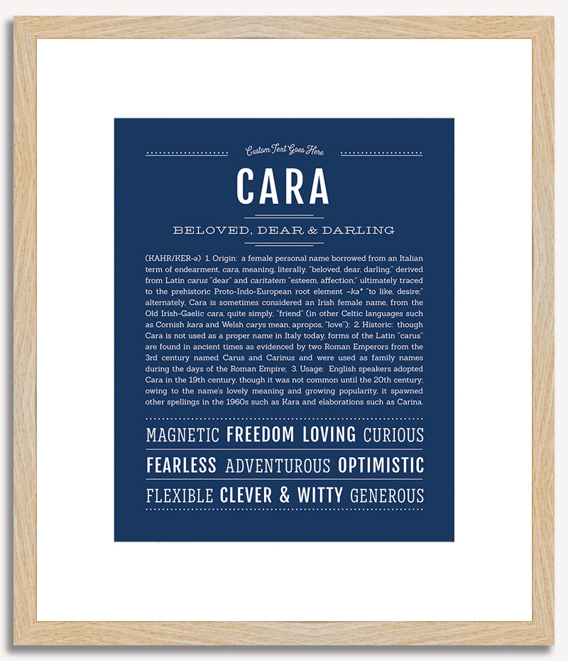 Cara | Name Art Print