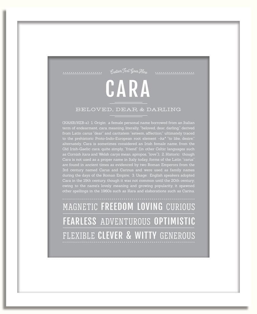 Frame Options | Light Gray | White Frame, Matted