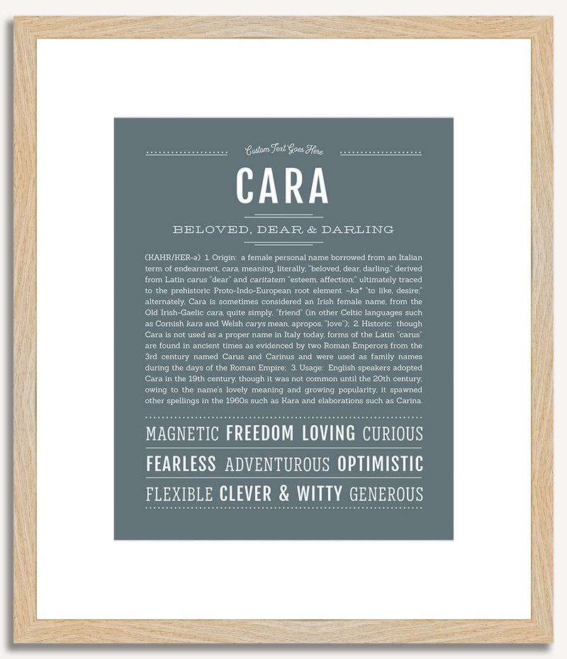 Cara | Name Art Print