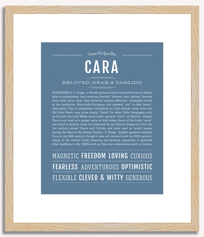 Cara | Name Art Print