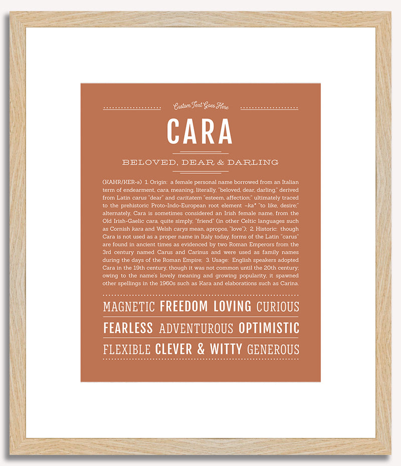 Cara | Name Art Print