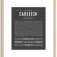 Carleigh | Name Art Print