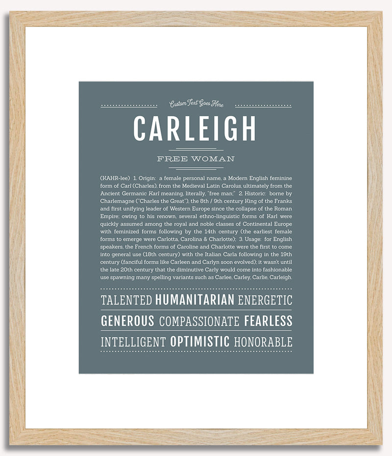 Carleigh | Name Art Print