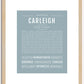 Carleigh | Name Art Print