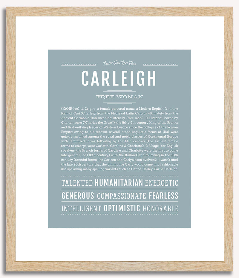 Carleigh | Name Art Print