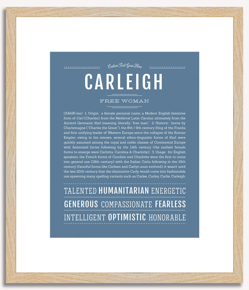 Carleigh | Name Art Print