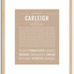 Carleigh | Name Art Print