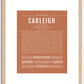 Carleigh | Name Art Print