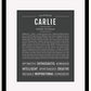 Frame Options | Charcoal Gray | Black Frame, Matted