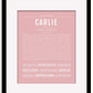 Frame Options | Dusty Rose | Black Frame, Matted