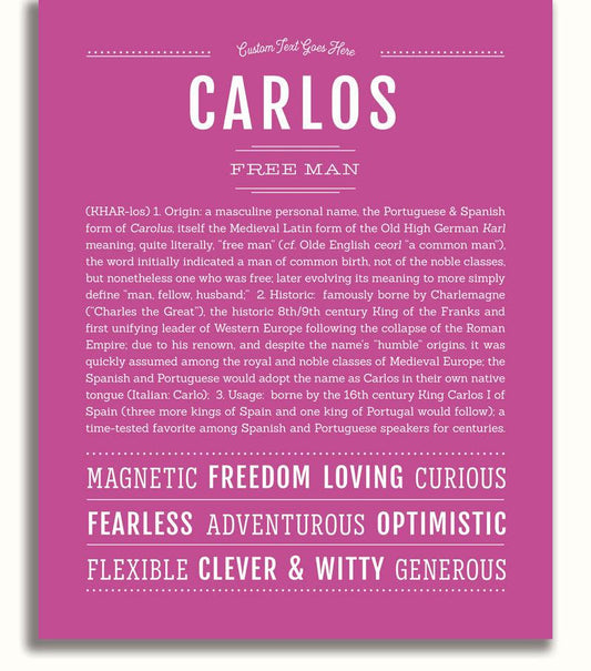 Frame Options | Dark Pink | No Frame
